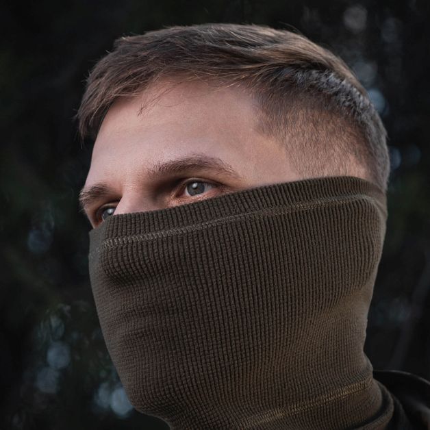 M-Tac шарф-труба анатомічний мікрофліс ріп-стоп Dark Olive
