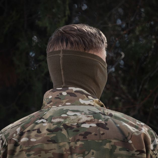 M-Tac шарф-труба анатомічний мікрофліс ріп-стоп Dark Olive