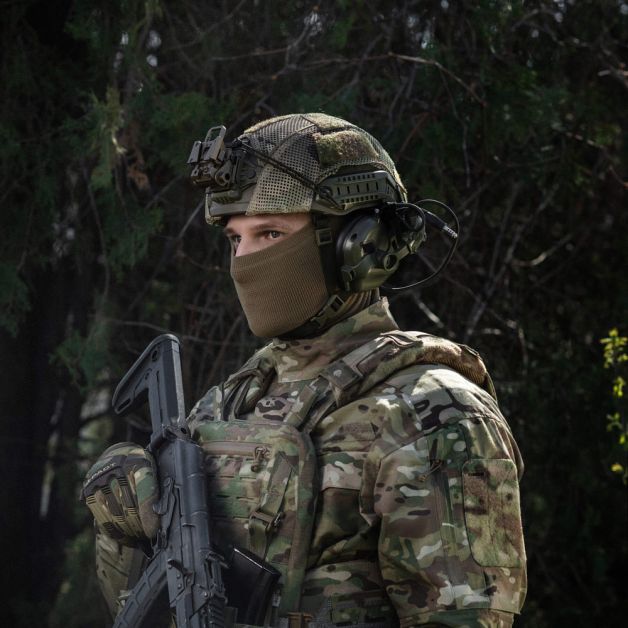 M-Tac шарф-труба мікрофліс ріп-стоп Tan