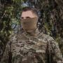 M-Tac шарф-труба анатомічний мікрофліс ріп-стоп Tan