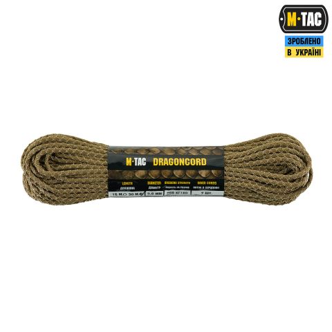M-Tac паракорд Dragon Cord 30m Coyote/Tan