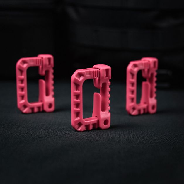 Карабін пластиковий Grimloc Pink