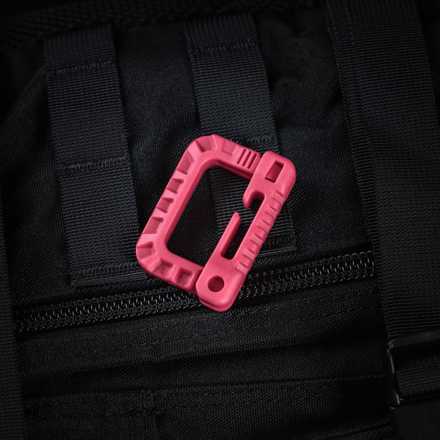 Карабін пластиковий Grimloc Pink
