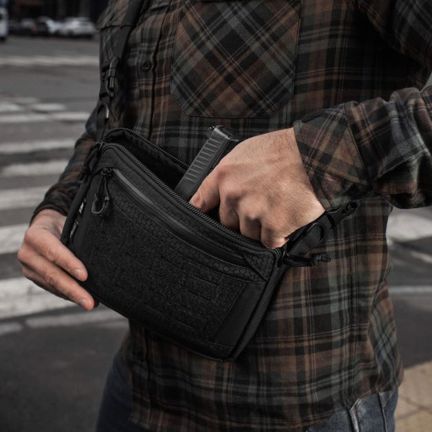 M-Tac сумка Admin Bag з липучкою Black