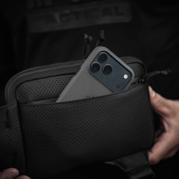 M-Tac сумка Sling Pistol Bag Hex з липучкою Black