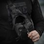 M-Tac сумка Sling Pistol Bag Hex з липучкою Black