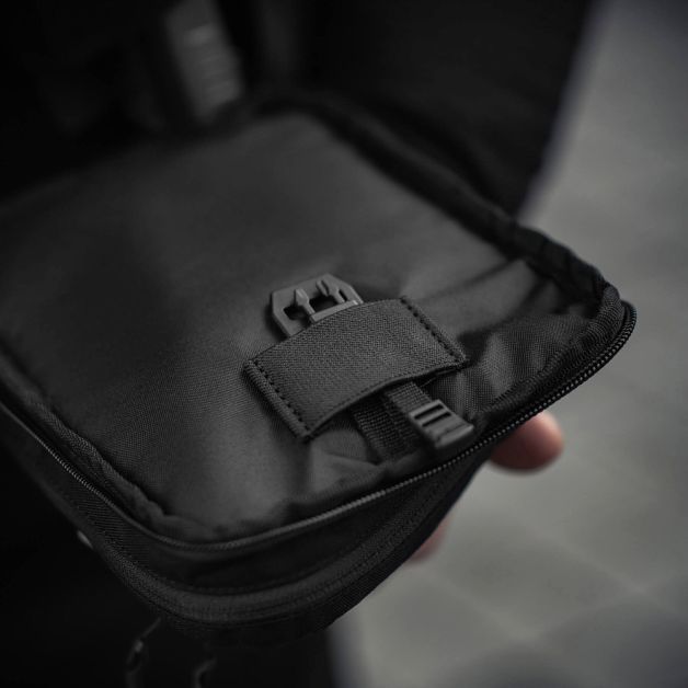 M-Tac сумка Sling Pistol Bag Hex з липучкою Black
