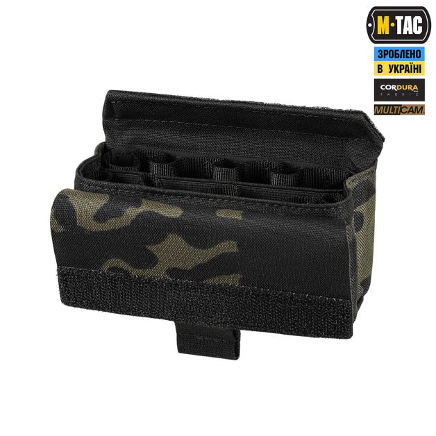 M-Tac подсумок под 12 калибр на 10 патронов Elite Multicam Black