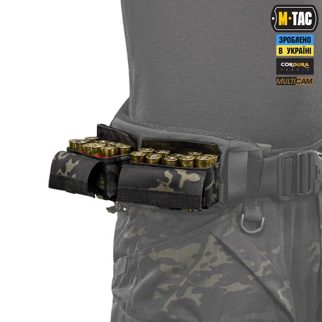 M-Tac подсумок под 12 калибр на 10 патронов Elite Multicam Black