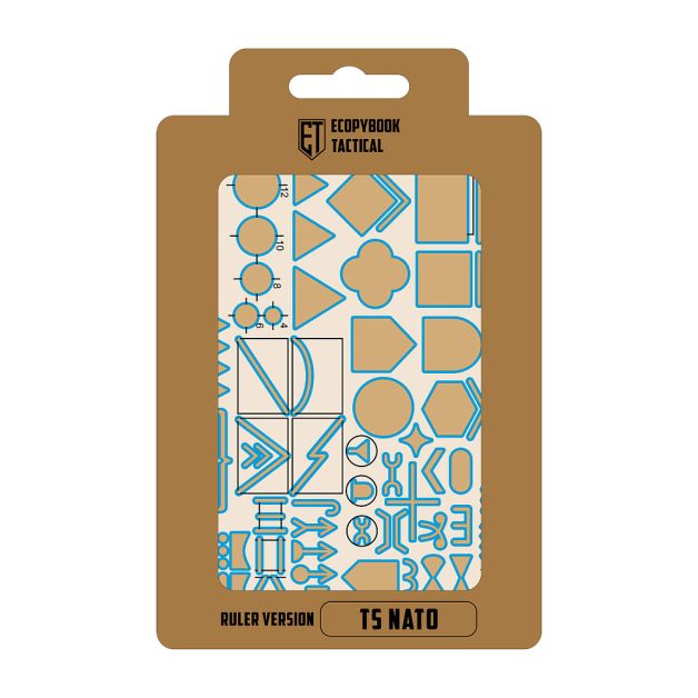 Ecopybook Tactical лінійка TS NATO (blue)
