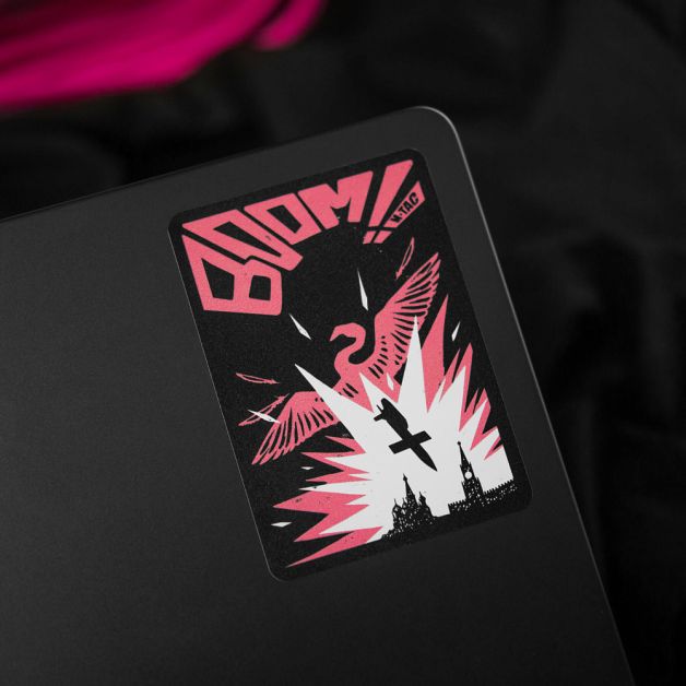 M-Tac наклейка Boom!! Фламінго Pink