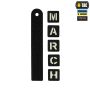 M-Tac нашивка MARCH Black/GID