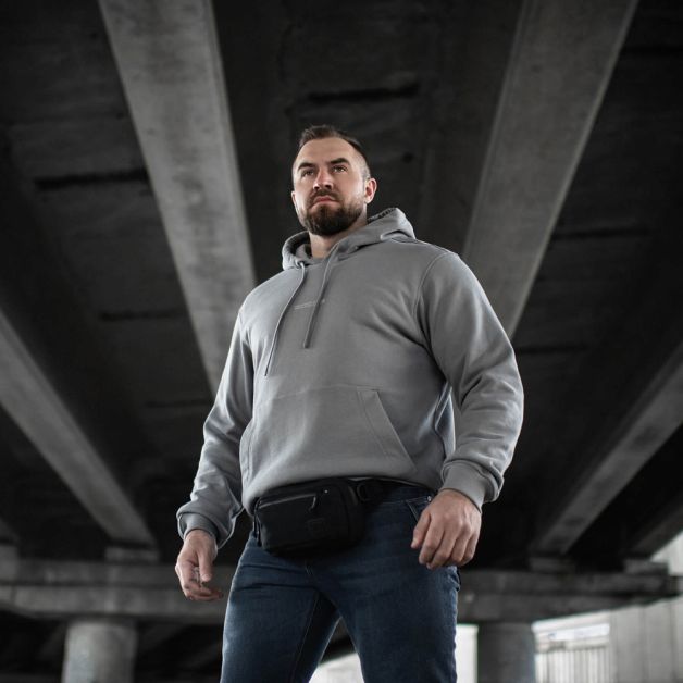 M-Tac кофта Hoodie Born by Revolution Oversize Hard Light Grey