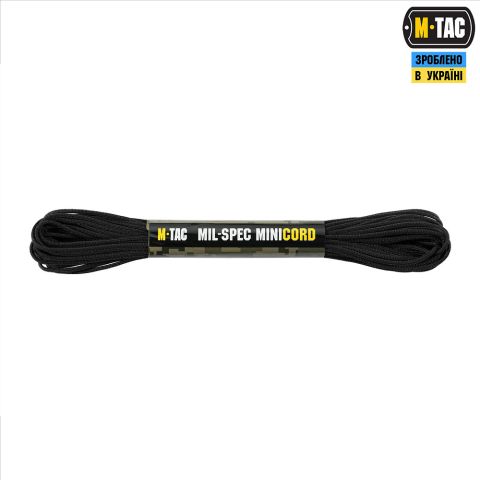 M-Tac паракорд Minicord Mil-Spec 15m Black