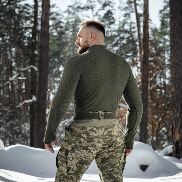 M-Tac термосорочка фліс Delta Level 2 Hex Army Olive