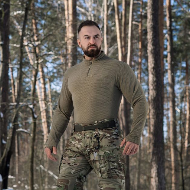 M-Tac термосорочка фліс Delta Level 2 Hex Tan