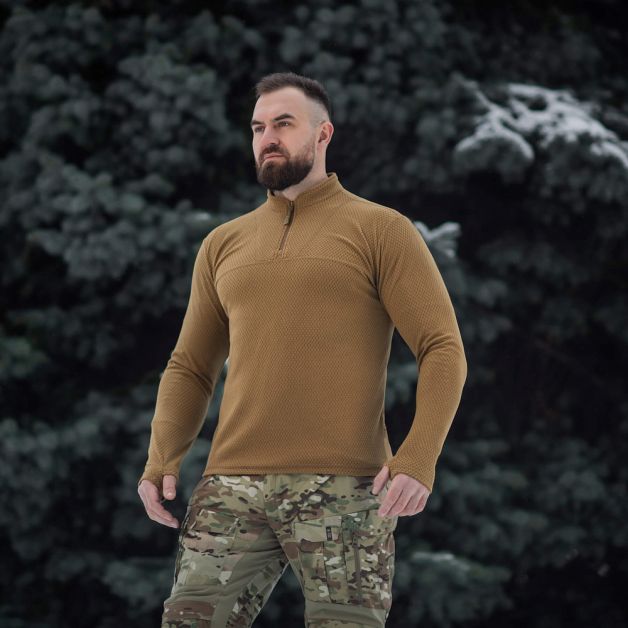 M-Tac термосорочка фліс Delta Level 2 Hex Coyote