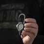 M-Tac карабин с тросиком для ключей Black