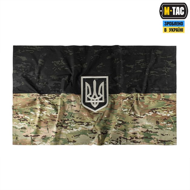 M-Tac прапор України з вишитим Гербом (у подарунковій коробці) Multicam