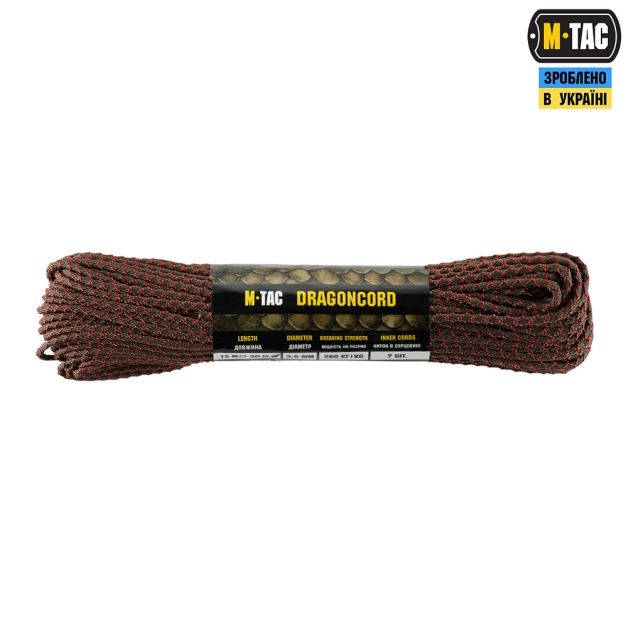M-Tac паракорд Dragon Cord 30m Ranger Green/Maroon