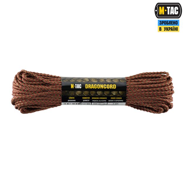 M-Tac паракорд Dragon Cord 30m Coyote/Maroon
