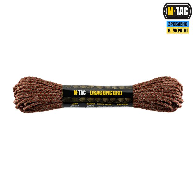 M-Tac паракорд Dragon Cord 15m Coyote/Maroon