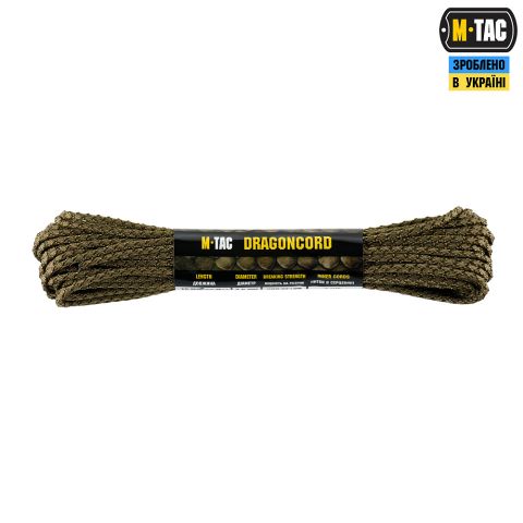 M-Tac паракорд Dragon Cord 15m Coyote/OD Green