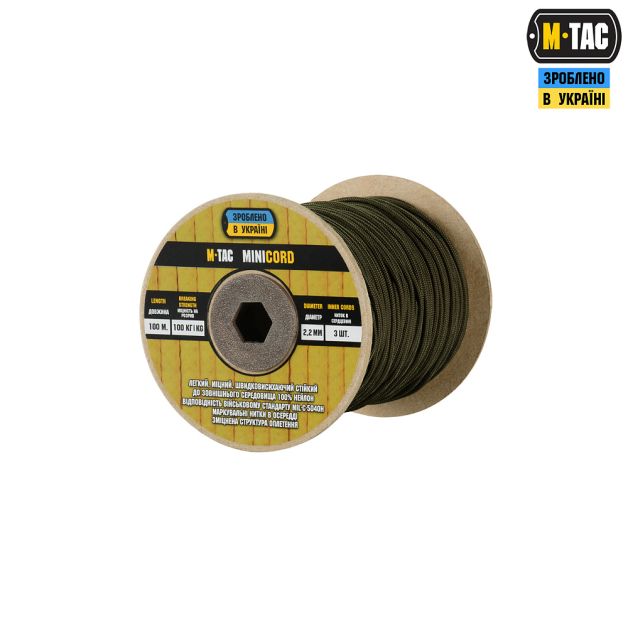 M-Tac паракорд Minicord 100m OD Green