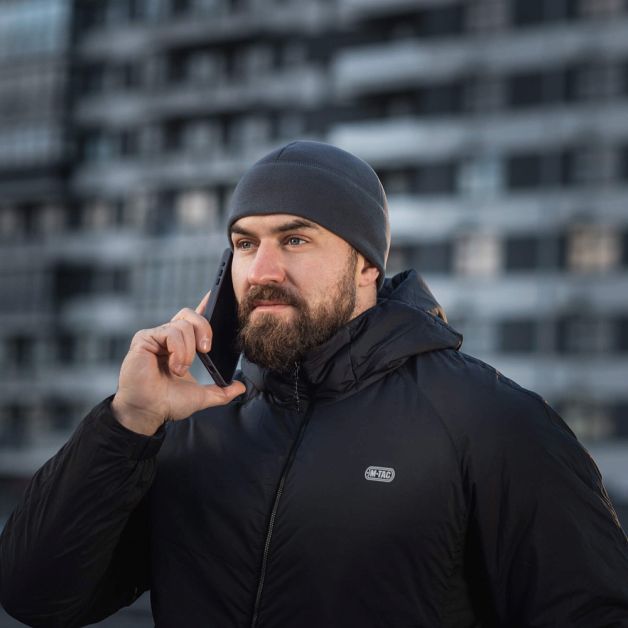 M-Tac шапка Watch Cap Elite фліс (320г/м2) Dark Grey