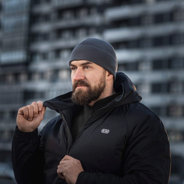 M-Tac шапка Watch Cap Elite фліс (320г/м2) Dark Grey