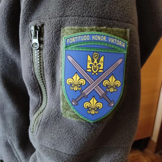 Шеврон ПВХ ЗСУ 155 ОМБр Fortitudo Honor Viktoria 2025