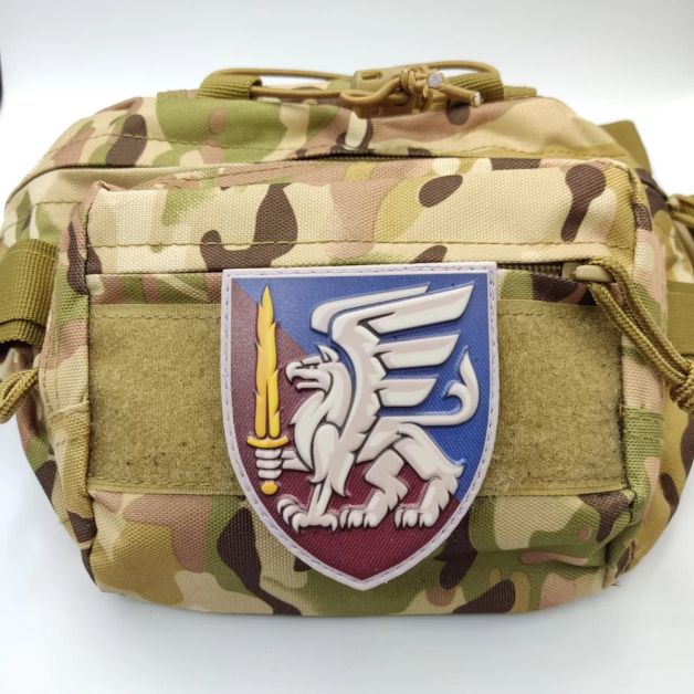 Шеврон ПВХ ЗСУ 81 окрема аеромобільна бригада