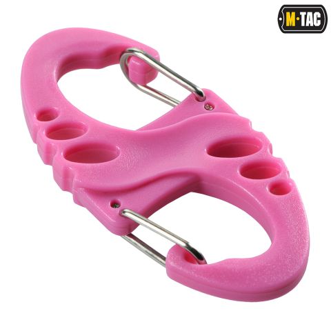 M-Tac карабін S-Hook пластиковий Pink
