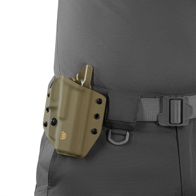 ATA Gear кобура модель Hit Factor ver.1 для Glock - 17/22/47 Flat Dark Earth - Spring правша