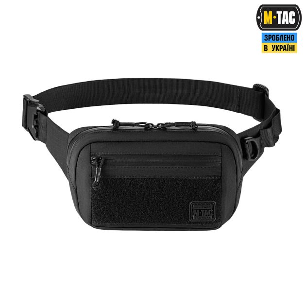 M-Tac сумка City Waist Bag с липучкой Lite-NR Elite Black