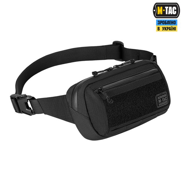 M-Tac сумка City Waist Bag с липучкой Lite-NR Elite Black