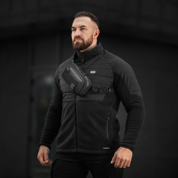 M-Tac сумка City Waist Bag с липучкой Lite-NR Elite Black