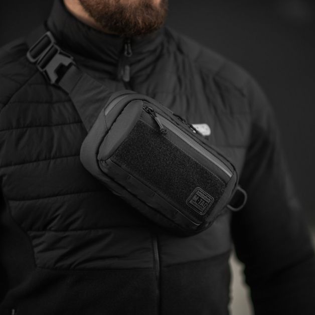 M-Tac сумка City Waist Bag с липучкой Lite-NR Elite Black