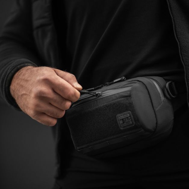 M-Tac сумка City Waist Bag с липучкой Lite-NR Elite Black