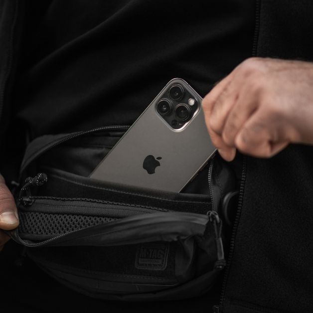 M-Tac сумка City Waist Bag с липучкой Lite-NR Elite Black