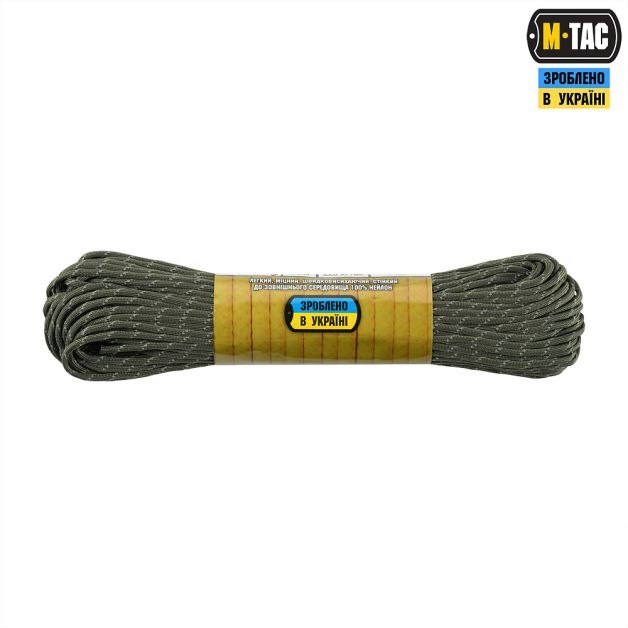 M-Tac паракорд 475 30m Ranger Green Reflective
