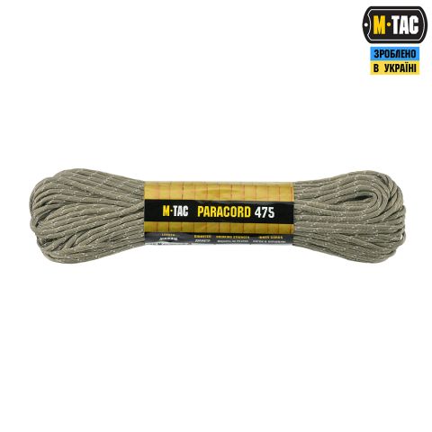 M-Tac паракорд 475 30m Tan Reflective