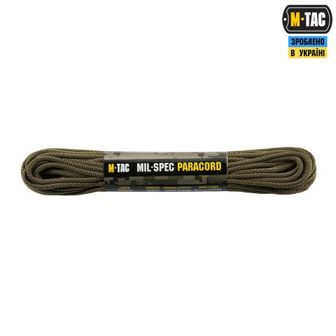 M-Tac паракорд 550 mil-spec 15m Coyote/Ranger Green Diamond