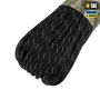 M-Tac паракорд 550 mil-spec 30m Black Reflective
