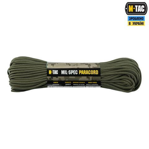 M-Tac паракорд 550 mil-spec 30m Ranger Green