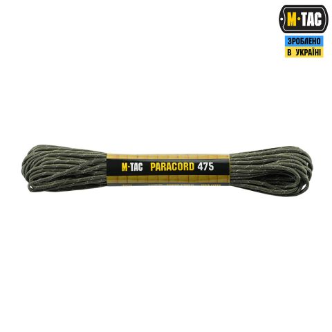M-Tac паракорд 475 15m Ranger Green Reflective