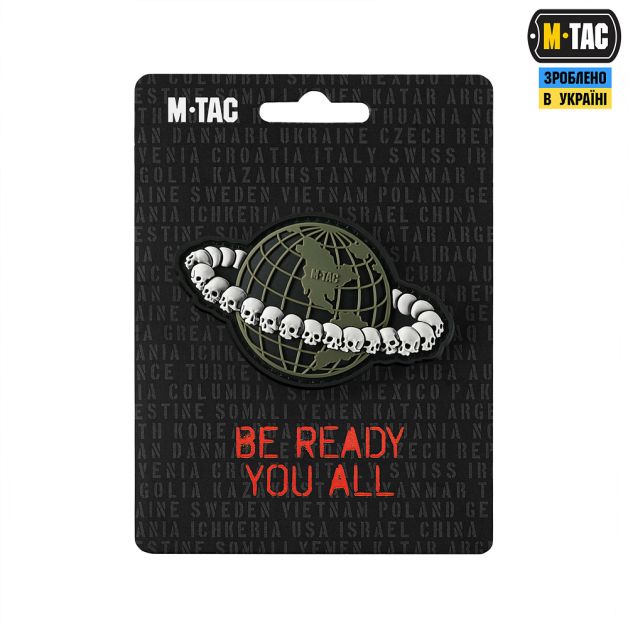 M-Tac нашивка Planet PVC Olive
