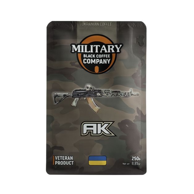 Military Black Coffee Company меленая AK-Бразилия Бурбон