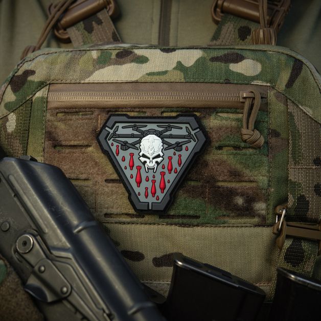 M-Tac нашивка Vampir PVC Black/Grey