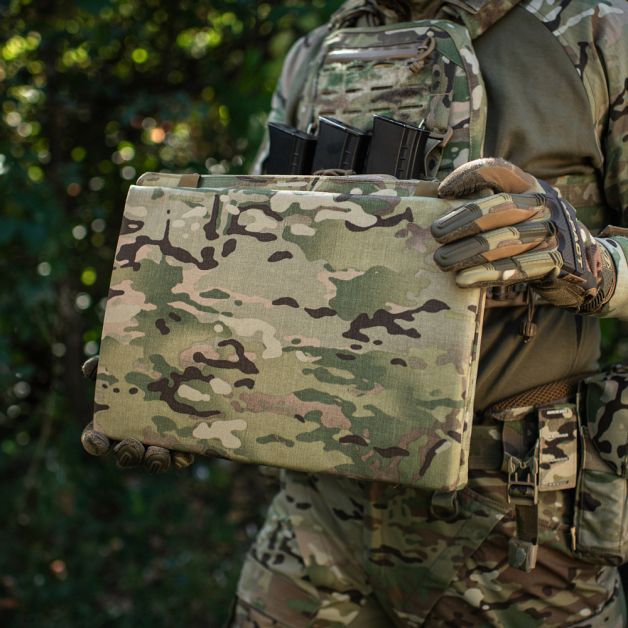 M-Tac килимок для сидіння трьохсекційний з балістичним пакетом 1 клас (BRONYX) Multicam